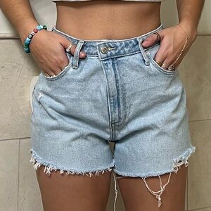 Hollister Light Wash Jean Shorts